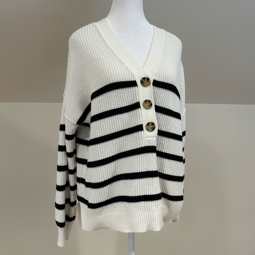 Rachel Zoe Striped Pullover Sweater